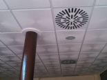 Techo desmontable con placa del sol.